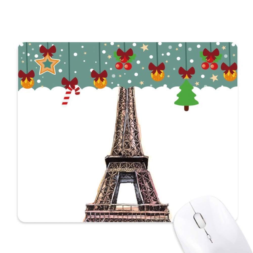 Tapis de souris Paris Tour Eiffel en caoutchouc pour bureau