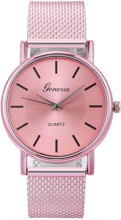 Woman’s Life Orologio al quarzo di fascia alta in vetro blu da donna con cinturino per orologio da donna