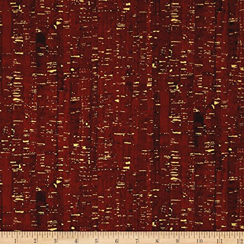 Uncorked Merlot Metallic Gold, Fabric by the Yard