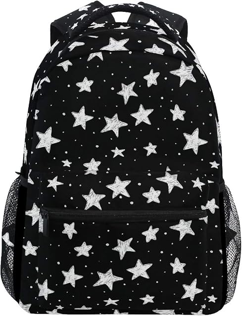 Stars Pattern Backpack School Bag Travel Rucksack for Students Man Woman, Laptop Backpack Casual Daypack for Travel/College/Work