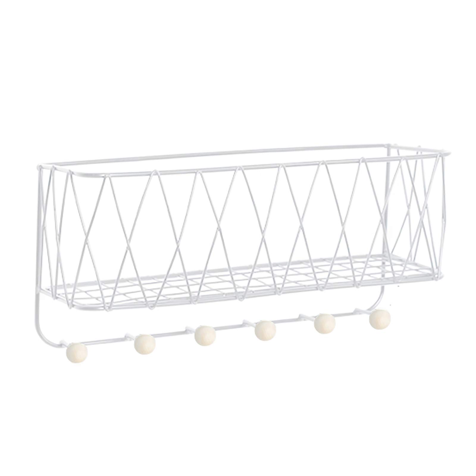 Étagères suspendues design métal capacité 10 kg pour étagère murale salon