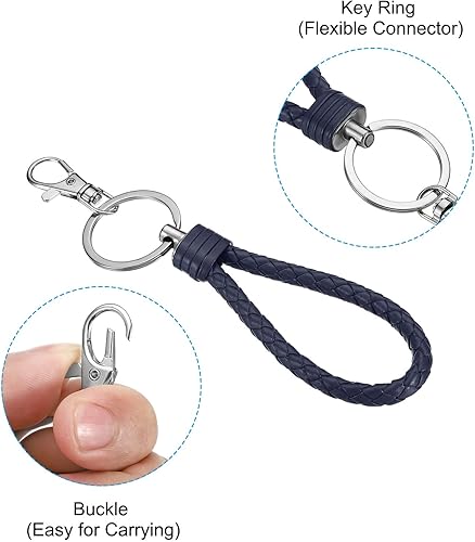 Miniatura 3 de PATIKIL Llaveros de pulsera, llavero con correa de mano para llaves