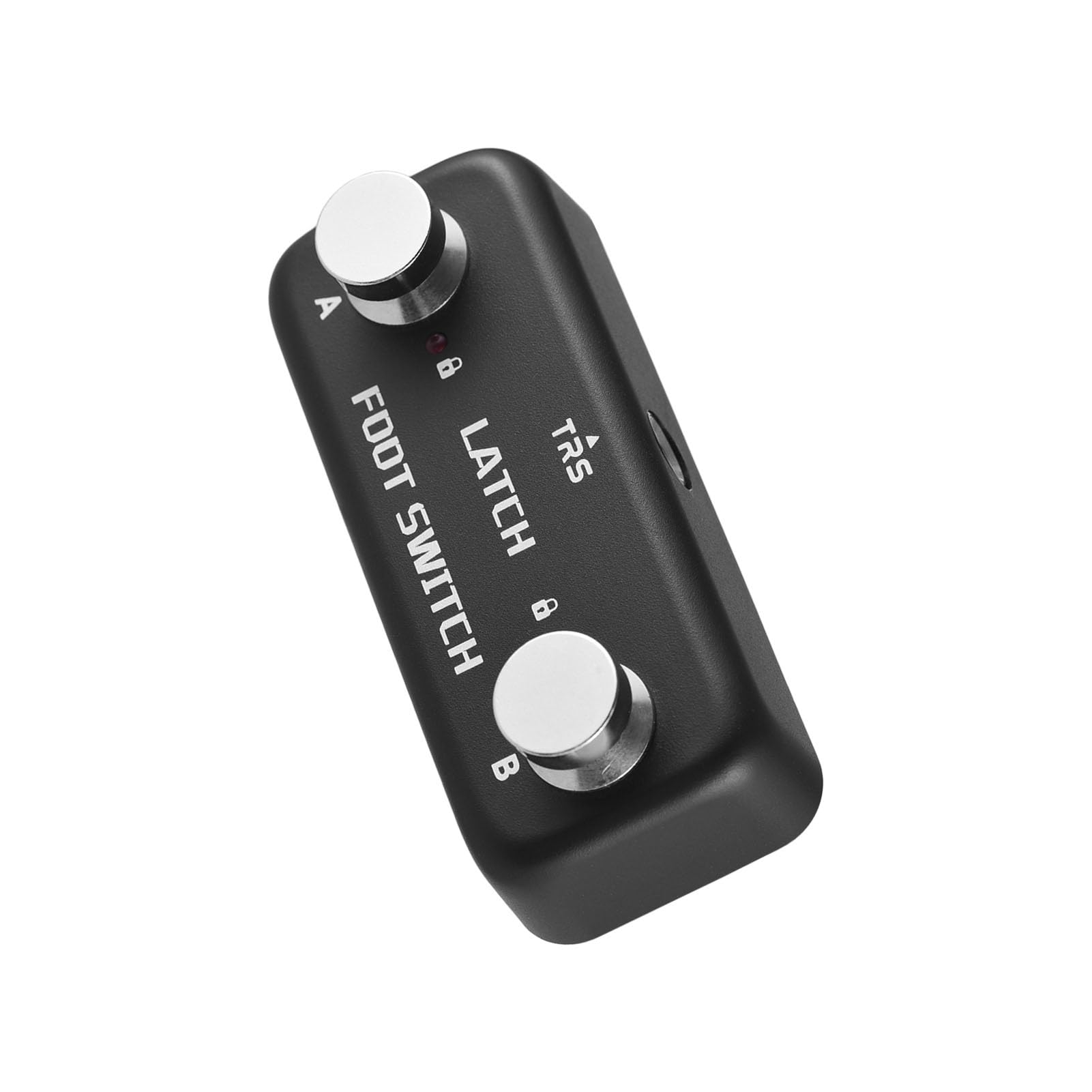 Interruttore a pedale Controller Effetto Pedale Doppio con Funzione di Blocco Indicatore LED Plug and Play per Effetto Altoparlante