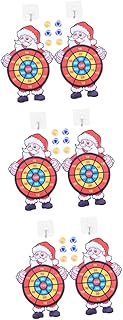 Sosoport 6 Conjuntos De Bola Pegajosa De Natal Jogo De Dardos De Borracha Jogo De Dardos Kit Inicial Para Crianças Jogo De Arremesso Dardos Para Crianças Brinquedos Esportivos Conjuntos De