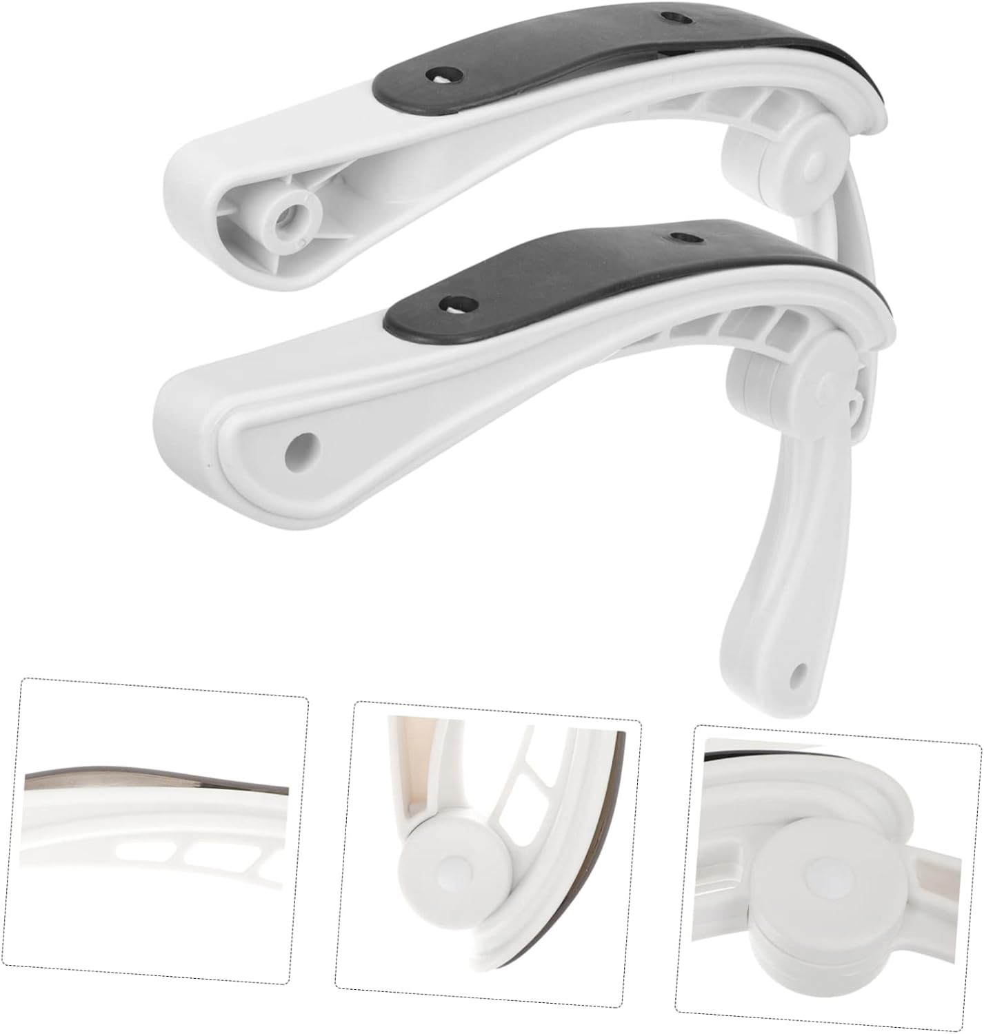 2pcs Sturdy Armrests for Office Chairs Arm Rest Parts for Comfortable Sitting and for Gaming and Office Use