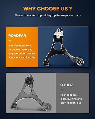 Miniatura 6 de ROADFAR Bota de barra de dirección para Honda Odyssey para Isuzu Oasis para Lexus SC300 SC400 para Scion FR-S TC para Subaru BRZ para Toyota 86