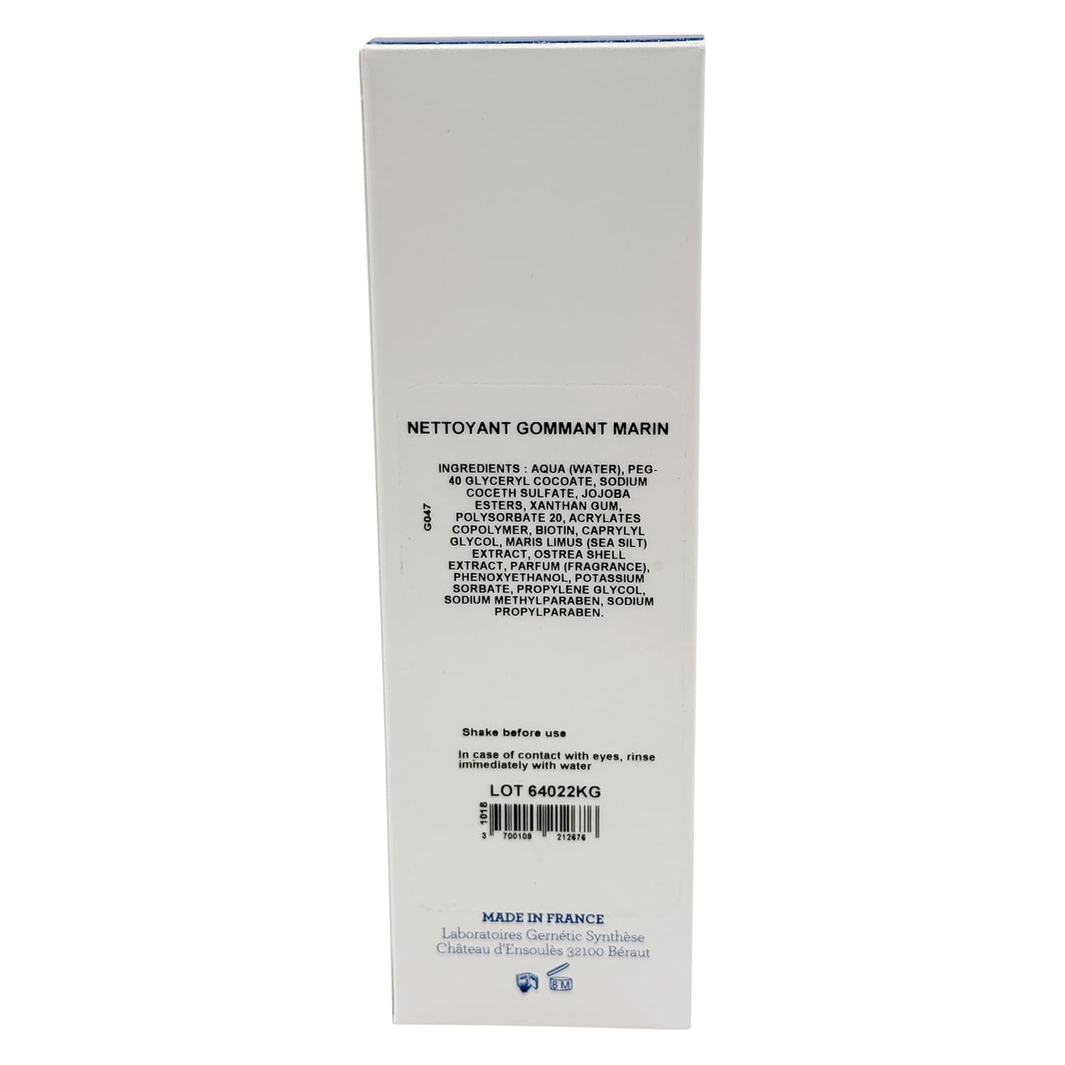 Gernetic Nettoyant Gommant Marin Marine Deep Pore Exfoliating Cleanser with Jojoba Microbeads, Gentle Remineralizing Gel for All Skin Types, 90ml/ 3 fl oz - Image 3