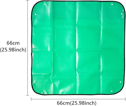 Miniatura 2 de Dohia Tapete de trasplante de plantas, bandeja de polietileno impermeable para macetas para plantas de interior, tierra para macetas, tapete