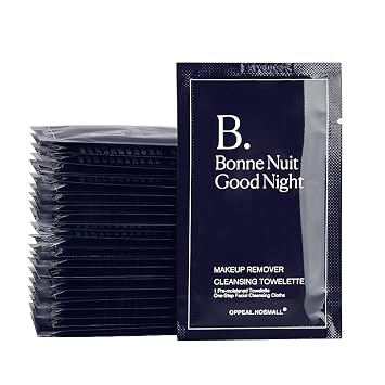 100ct Facial Cleansing Wipes Gentle Makeup Remover, Elegant Individually Wrapped, Essence Oil & Alcohol Free, Ideal Portable Size for Salon Party Vacation