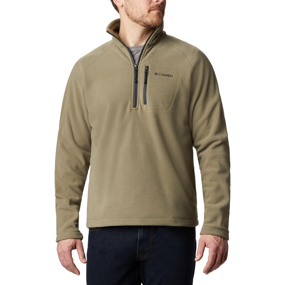 Columbia Chaqueta Polar para Hombre, Fast Trek III Half-​Zip Fleece