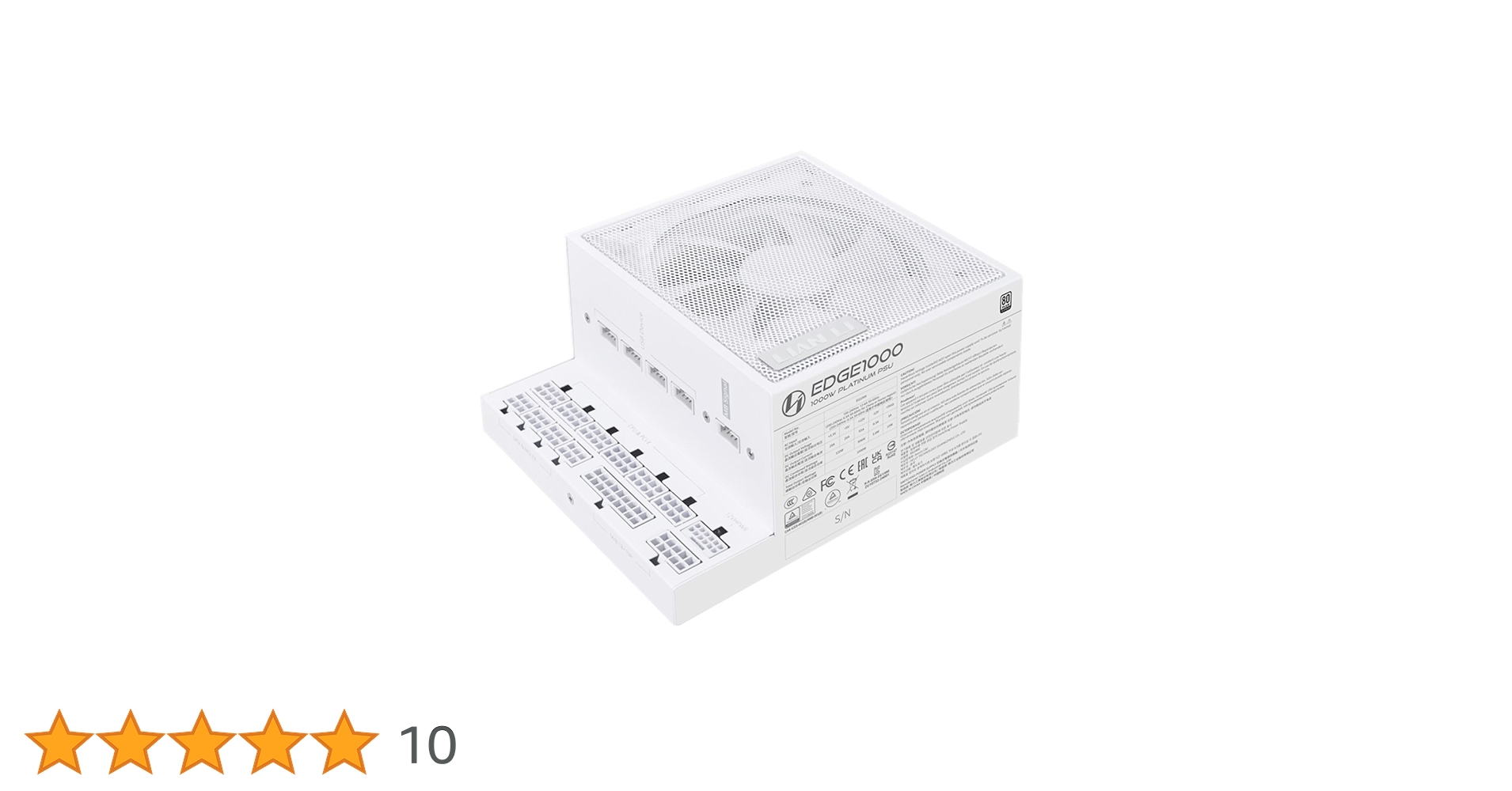 LIANLI ATX 3.1 PC電源 EDGE 1000 WHIT Amazon | LIANLI ATX 3.1 PC電源 EDGE 1000 WHITE L-Shape