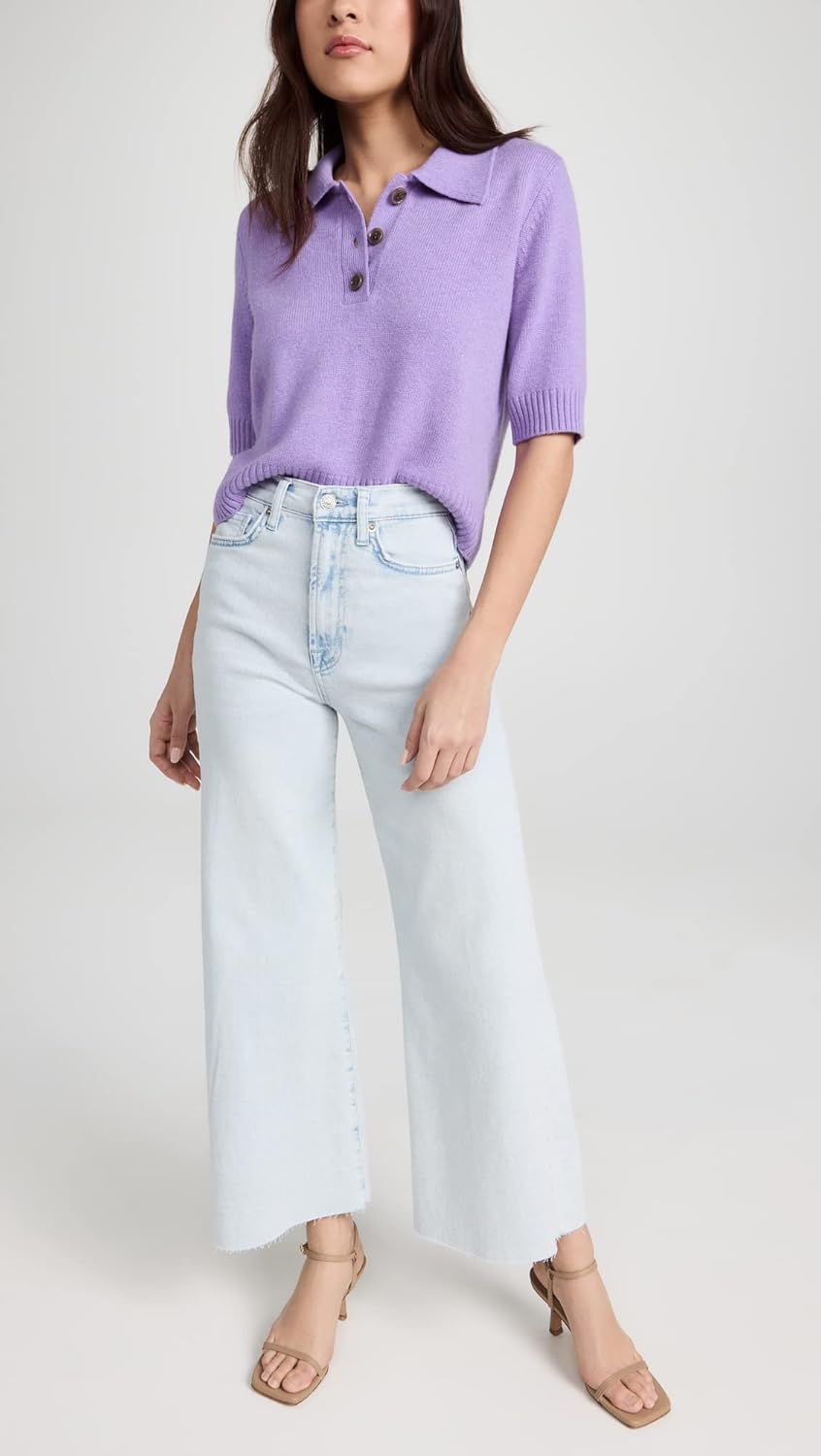 7 for All Mankind Womens Ultra High-Rise Cropped Jo Jeans - Image 5