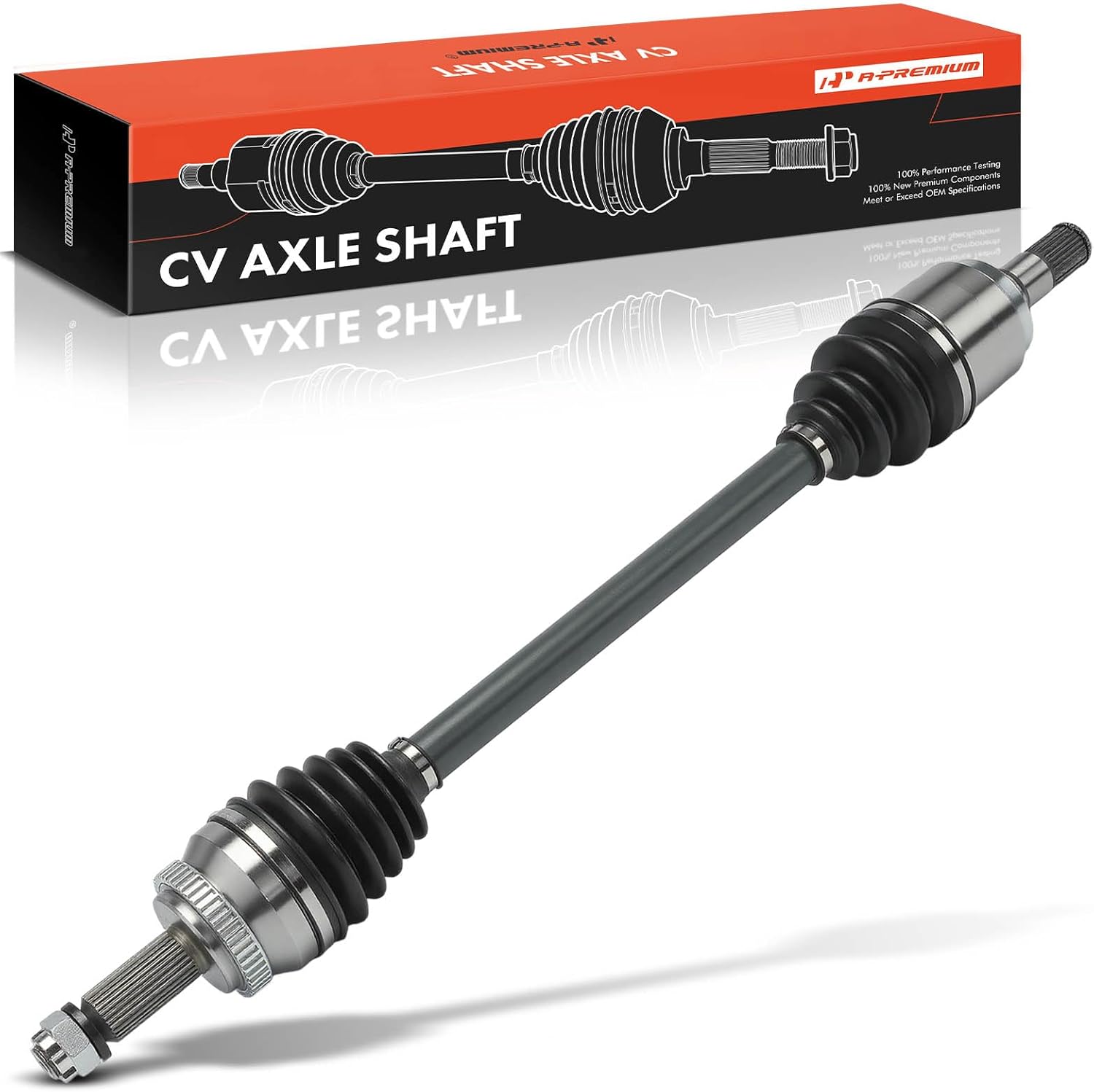 A-Premium CV Axle Shaft Assembly Compatible with Hyundai Genesis Coupe 2010 2011 2012, Rear Left Driver Side, Replace# 496002M200