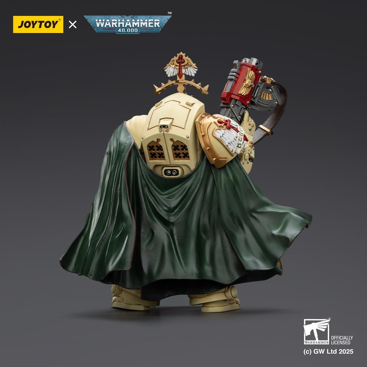 JOYTOY 1/18 Action Figures - Warhammer 40,000 Dark Angels Belial, Grand Master of The Deathwing with The Sword of Silence and Storm Bolter - 5‘’,Classic Character,Collectible,Age 15 and Above