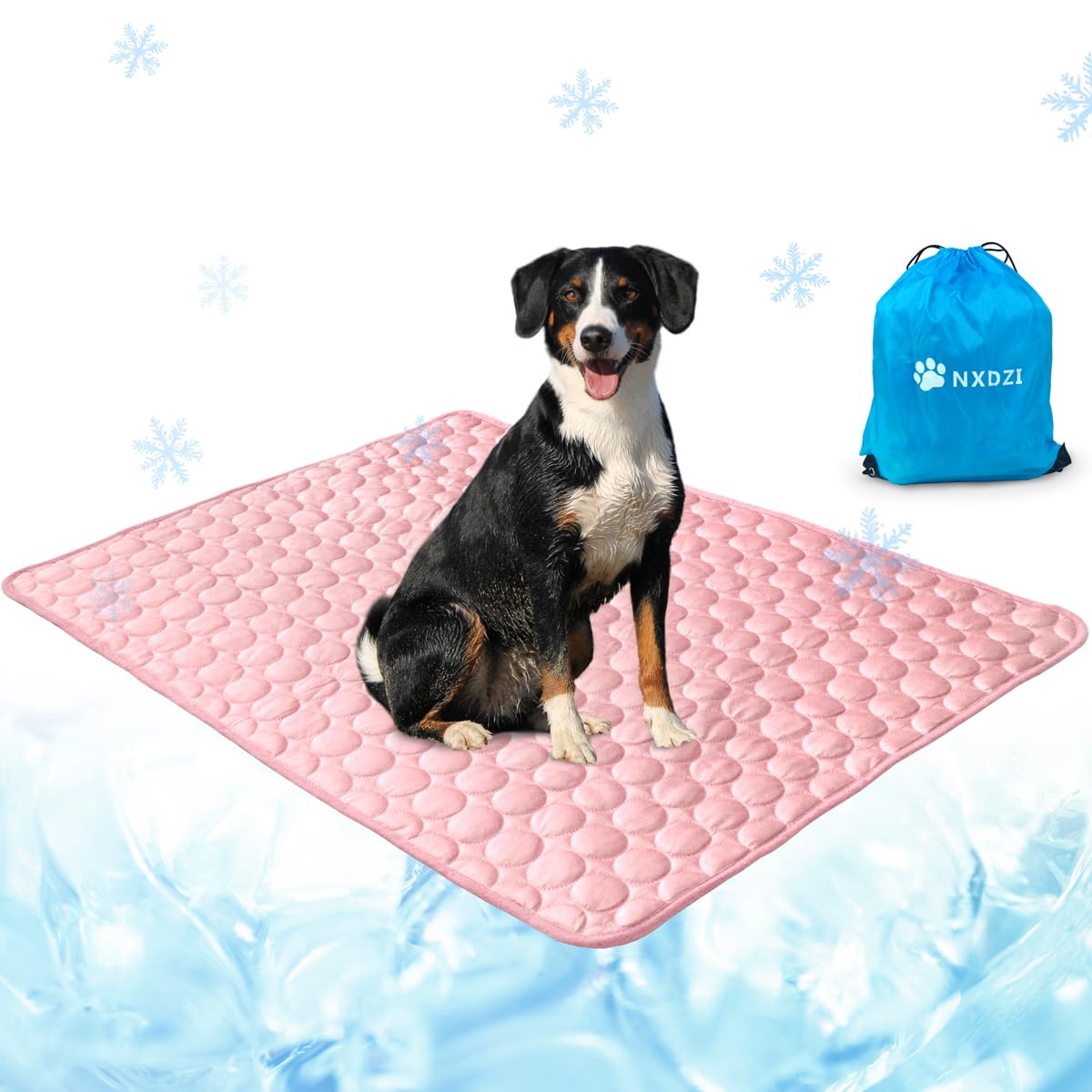 NXDZI Dog Cooling Mat for Dogs, Pet Cooling Pad Bed for Dog Easy Washable for All Types of Pets and Perfect for Both Indoor and Outdoor Use, Including