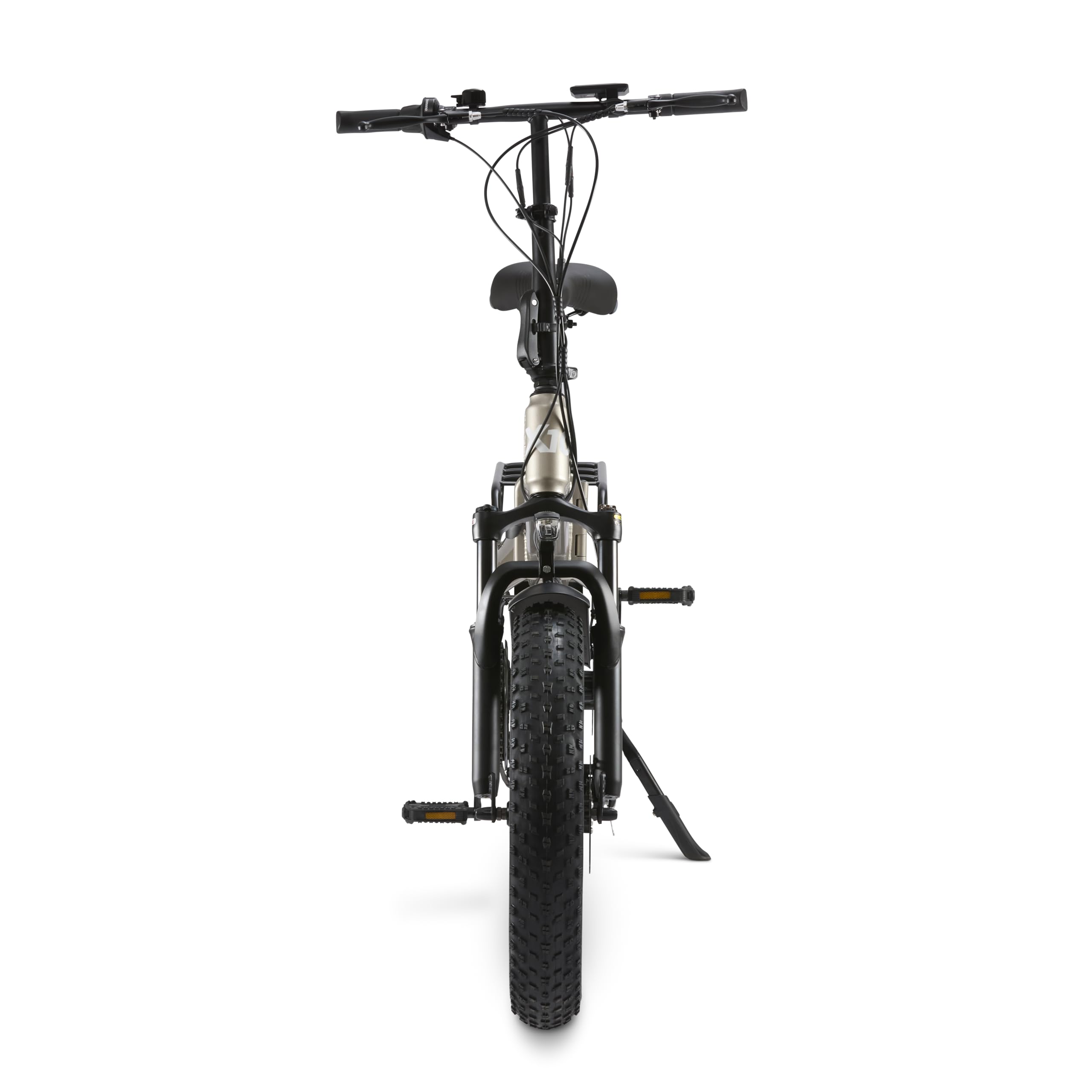 Nilox, Ebike X10, Bici Elettrica Pieghevole, Fino a 70 km di Autonomia, Fino a 25 Km/h, Motore da 36 V/250 W e Batteria Removibile 36V-13 Ah, Gomme FAT 20"x4", Cambio a 6 Velocità, Colore Grigio