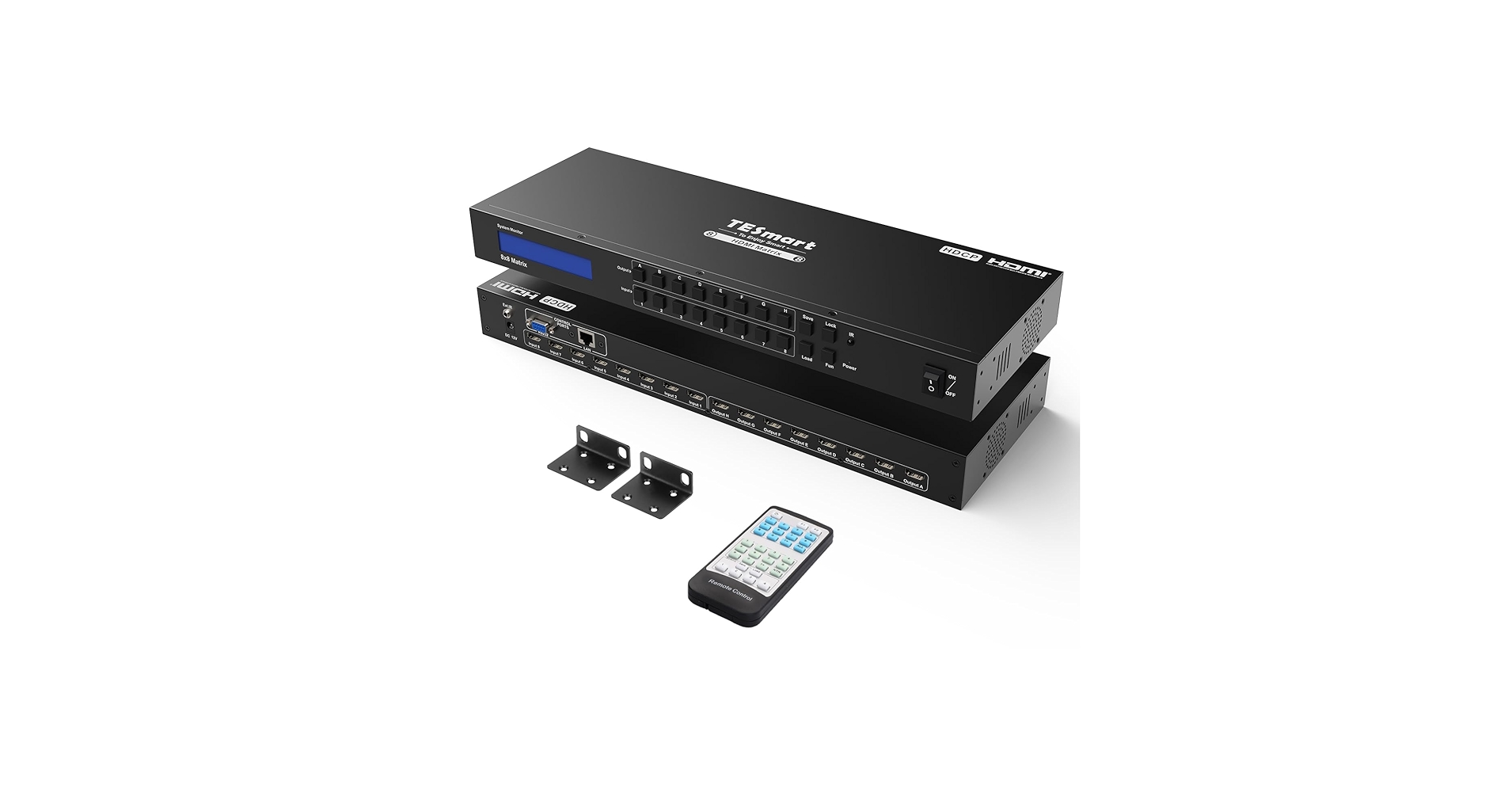 TESmart HDMIマトリックス切替器 8入力8出力 HMA0808A30 Amazon | TESmart HDMI 切り替え器 8入力1出力 切替器 8ポート
