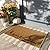 Barnyard Designs Doormat Welcome Mat for Outdoors, Large Front Door Entrance Mat, 30x17, Brown (Home Sweet Home Script)