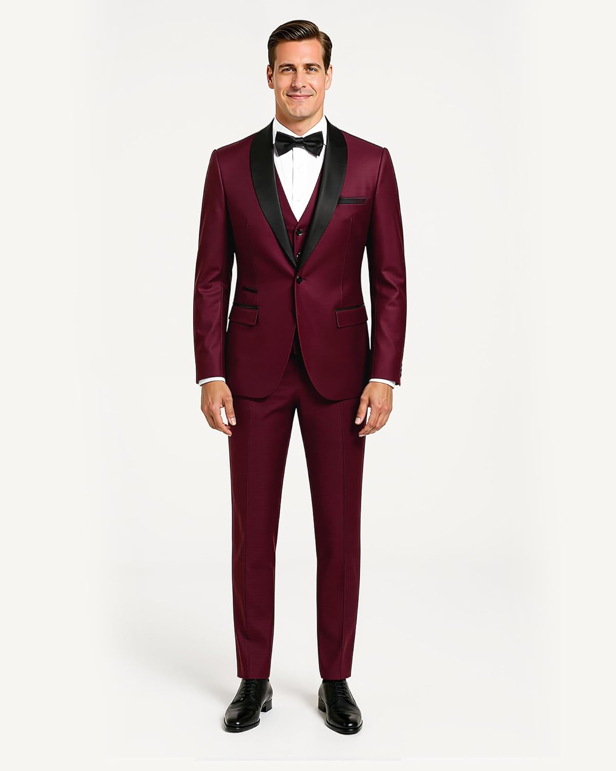 Mens Suit 3 Piece Slim Fit Suits for Men Wedding Prom Tuxedo for Men Formal Business Suit
