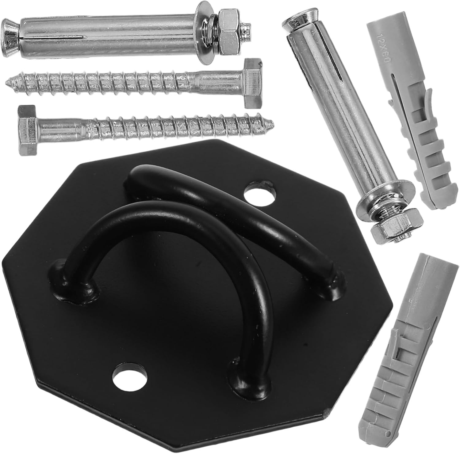 Hemoton 1 Set Heavy Duty Ceiling Mount Hook Stylish Design for Hammocks Climbing Ropes and Yoga Accessories Versatile Hardware for Home Outdoor Use