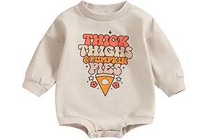 Ayalinggo Toddler Infant Baby Girl Boy Halloween Costume Pumpkin Sweatshirt Oversized Onesie...