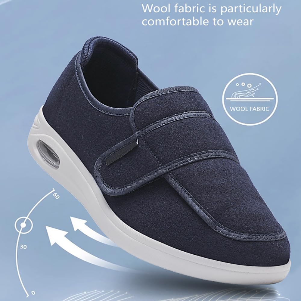Diabetiker Schuhe Sommer Orthopädische Schuhe Herren Damen Walkingschuhe Extra Weit Gesundheitsschuhe Verbandschuh Sneakers Sandalen Mit Klettverschluss Schuhe Mit Memory Foam Sohle
