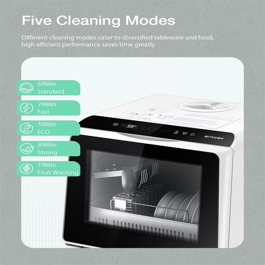 Smart Portable Countertop Dishwasher With APP Control for Kitchen