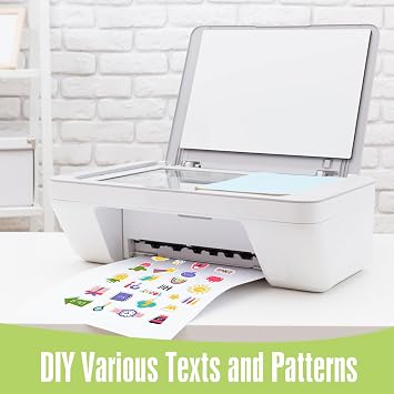 30 Sheet Sticker Paper for Printer A4, White Printable Vinyl