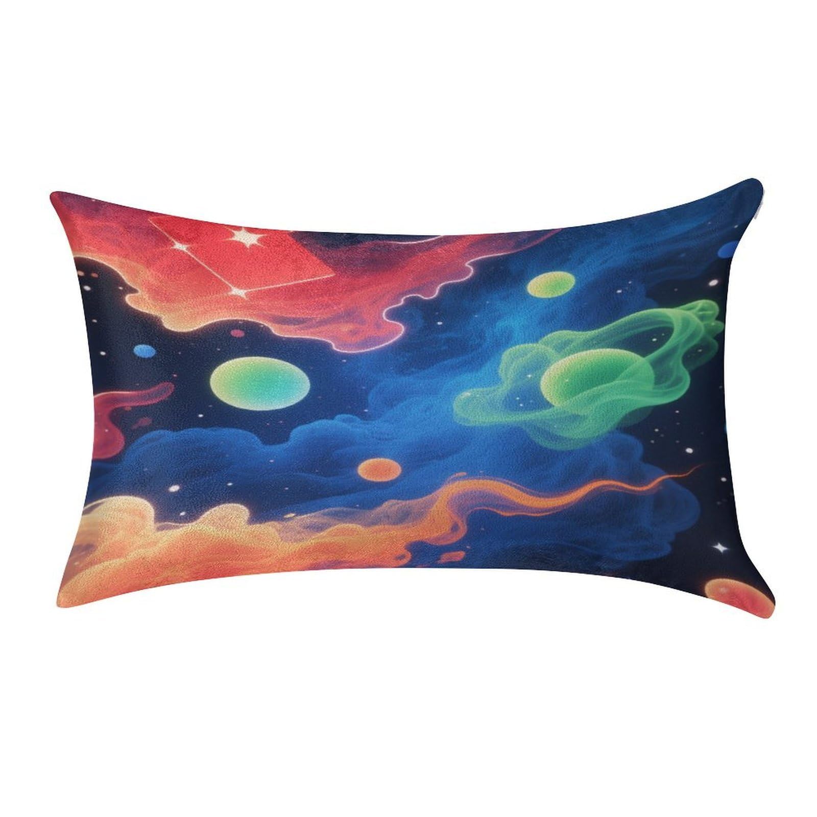 Fekiloot Style Neon Fluid Geometry Pillow Covers Home Decor Pillow Cases