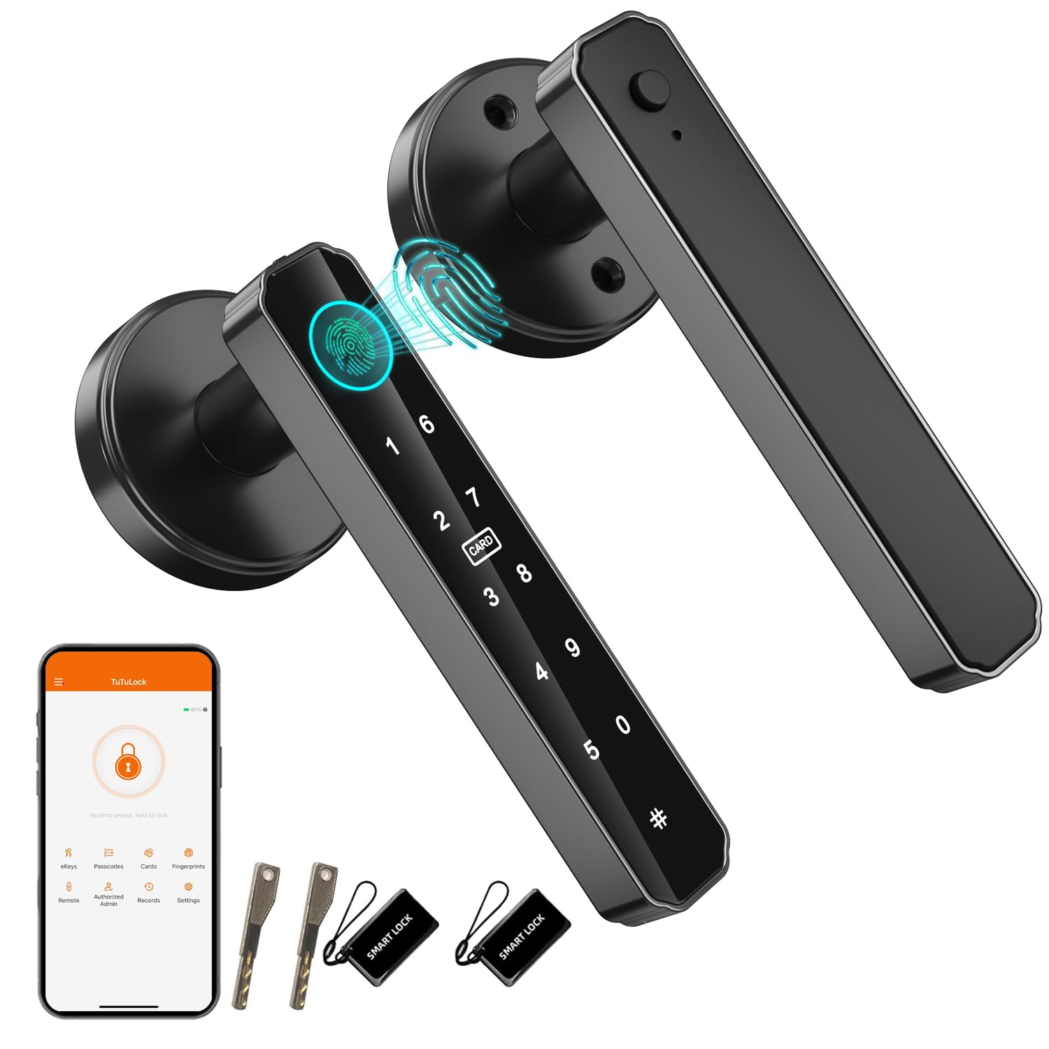 Smart Fingerprint Door Lock - Keyless Entry -1
