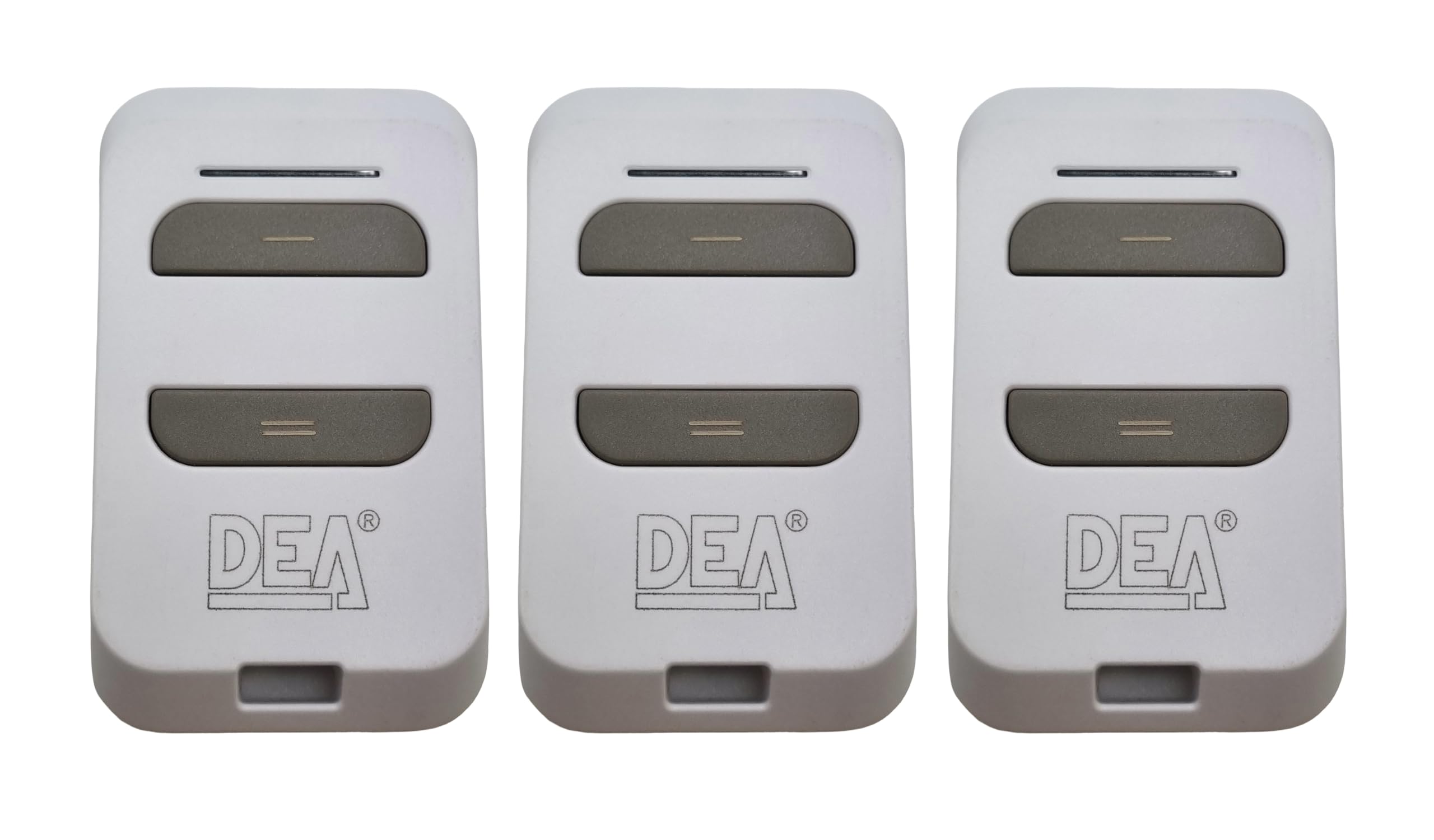 DEA GTX2 fully replaces GTI2, GT2, MIO TR2 HCS rolling-code & Dip-Switch & D.A.R.T. 3-in-1 Remote control 433.92MHz. 100% Genuine (Pack of three)