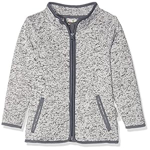Playshoes Unisex Kid’s Gebreide Fleece Jas, Grijs
