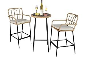 ENSTVER Patio High Top Table and Chairs