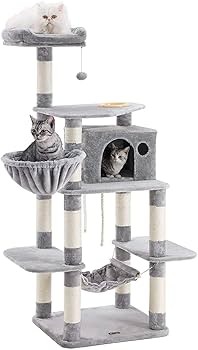 Amazon | FEANDREA キャットタワーねこタワー 巨大サイズ 太さ爪