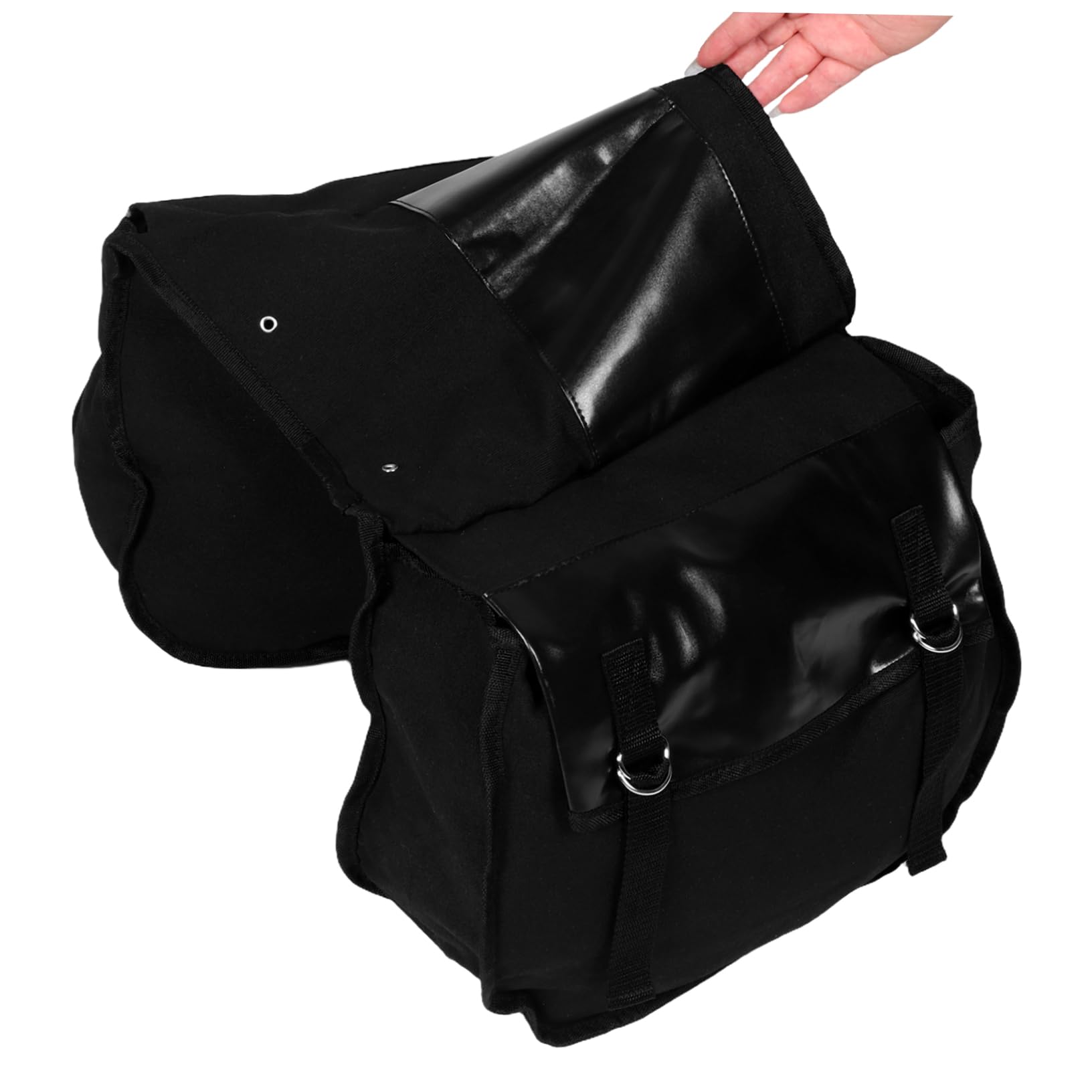WOONEKY Bolsa Manillar Bicicleta Resistente y Espaciosa para Montañeras y Motocicletas Diseño con Múltiples Compartimentos para Organización