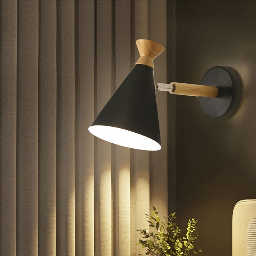 Lámparas de lectura para dormitorio con enfoque de luz orientable 3