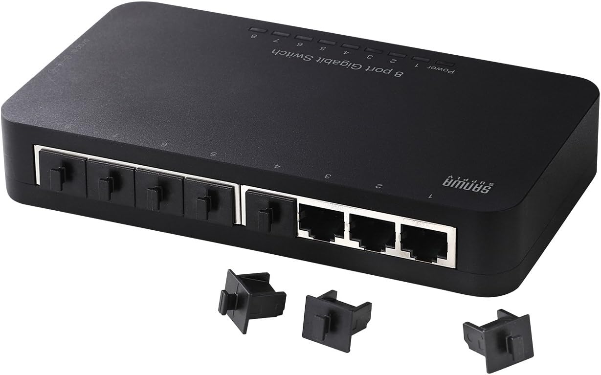 サンワサプライ Giga対応スイッチングハブ(8ポート) LAN-GIH8APN