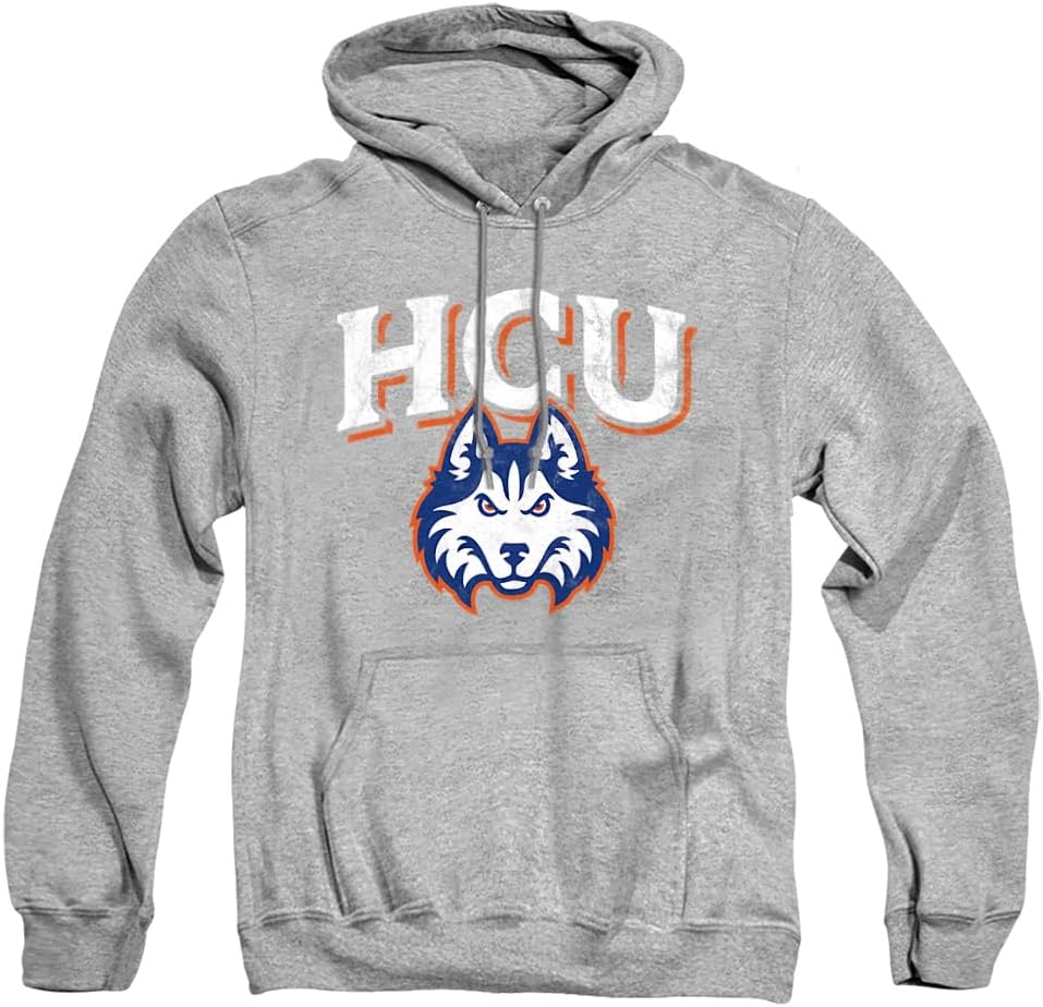 LOGOVISION Official Collegiate Distressed Primary Logo Adult Pullover Hoodie Collection