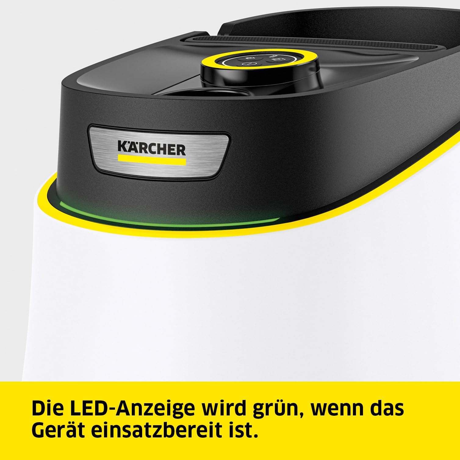 Kärcher Dampfreiniger SC 3 Deluxe, Dampfdruck: 3,5 bar, Aufheizzeit: 30 s, Leistung: 1.900 W, Flächenleistung: 75 m², Tank: 1 l, mit Bodenreinigungsset, Mikrofaser-Bezug, Düsen und Rundbürste, Weiß