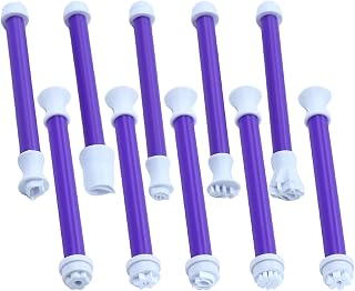 Ryetvok Dotting Tools for Painting, 5 Pens with 10 Petal Shapes, Mandala Dotting Tools for Rocks, Double-Sided Mandala Tools for Dot Painting,Floral Dotting Tools,Rock Painting Tools