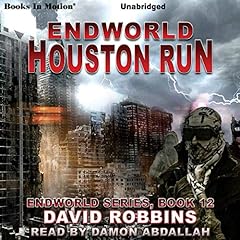 Diseño de la portada del título Houston Run