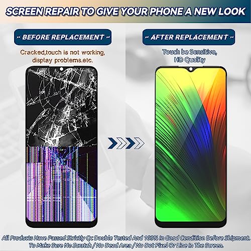 RongZy Display for Oppo A94 5G Screen Replacement LCD Touch Screen Internal Digitizer for Oppo A94 5G CPH2211 Replacement Assembly with Tools Kit(Black,Not for A94 4G) - Image 3