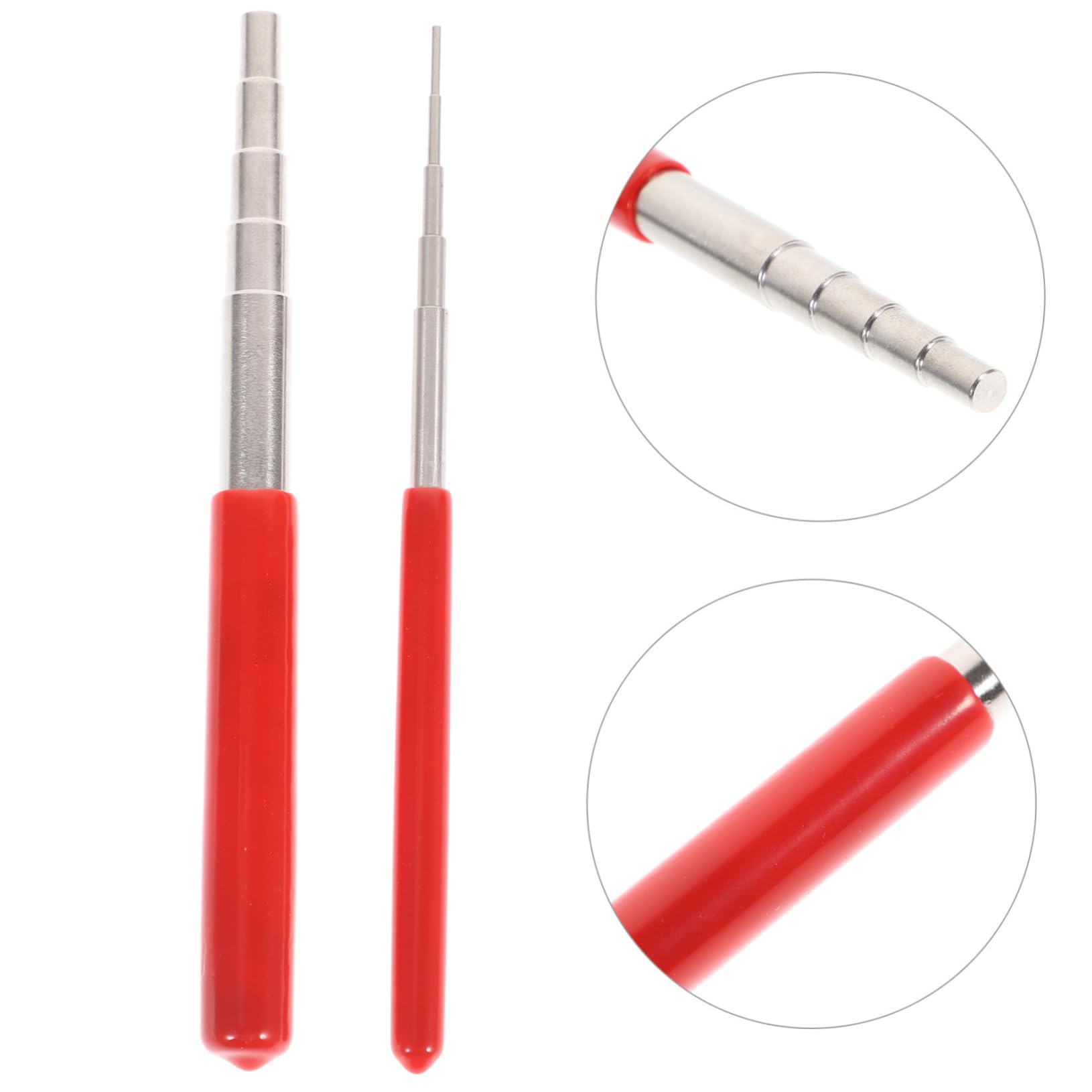 BEBEMOKO 2Pcs Wire Mandrel Jewelry Making Tool Set Bending Shaping Accessories for DIY Crafts for Beginners and Professionals Lightweight Portable Design