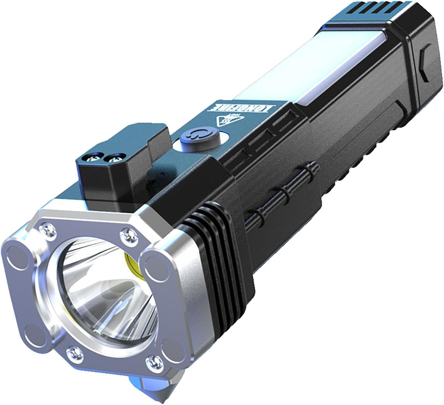 DEMOKRAZY Multifunctional Rechargeable LED Flashlight with Magnet, Super Bright Torch with Powerbank, Emergency Car Flashlight with Safety Hammer (B0DB7Z8XDQ) Amazon Price History, Amazon Price Tracker