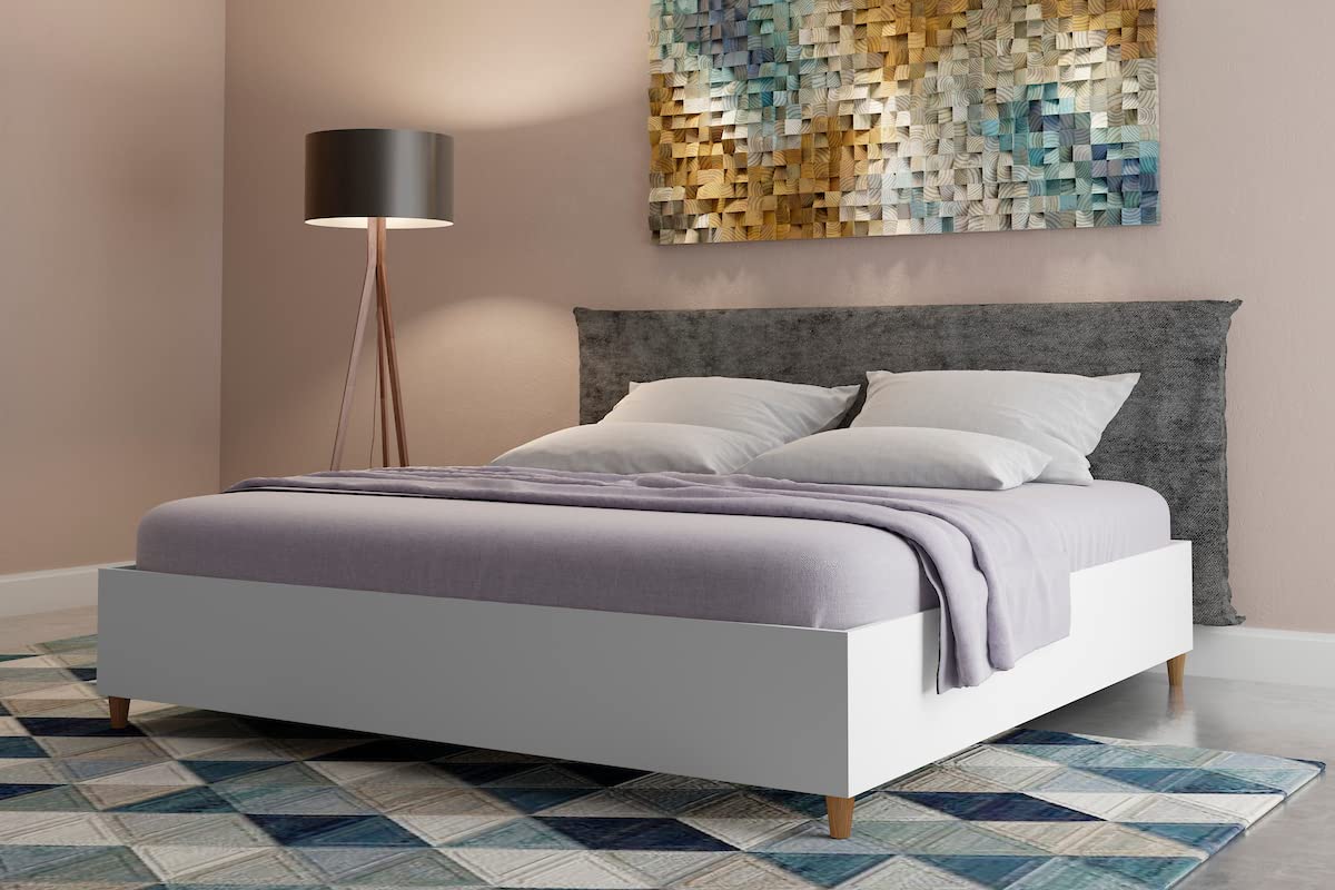 Amazon｜キングプラットフォーム | ウッドスラットサポート | ホワイト