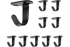 NearMoon Stainless Steel Screw Mounted Ceiling Hooks - The Perfect Solution for Hanging Storage!