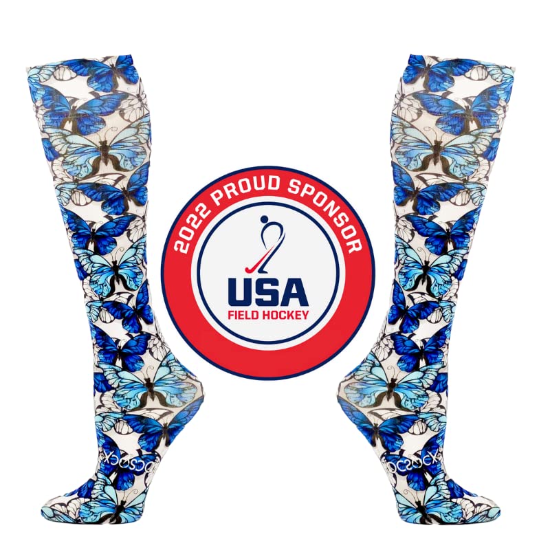 Image of Hocsocx - Unisex Under Shin Guard Liner Socks - Field Hockey, Soccer, Ice Hockey, Skiing, Skating Socks - USA Field