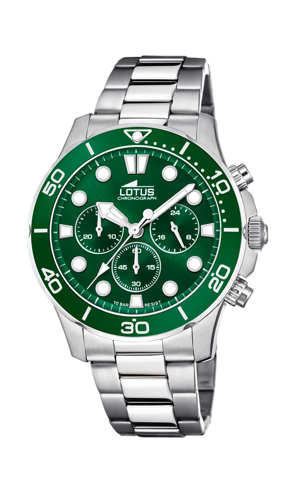 Lotus L18756/2 Men's Stainless Steel Bracelet | Green Watch