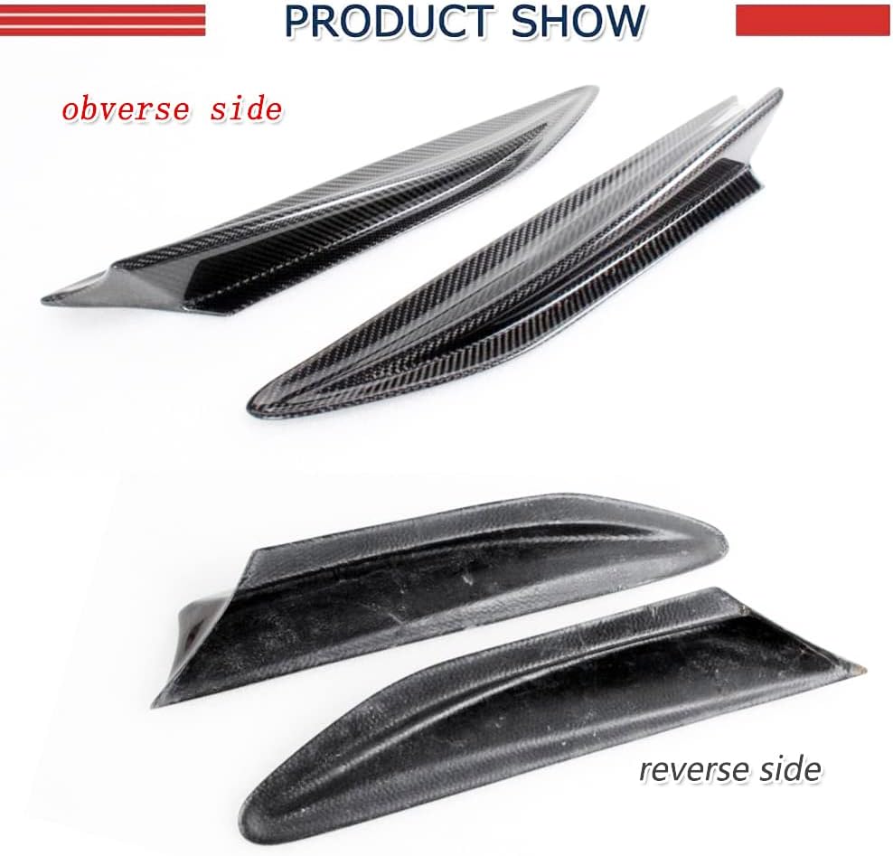 Carbon Fiber Fender Aero Fin for Subaru BRZ Toyota 86 GT86 Scion FR-S 2013-2021 Fender Aero Fin Trim Stickers Decorative Air Flow Intake Hole (2PCS/Set)