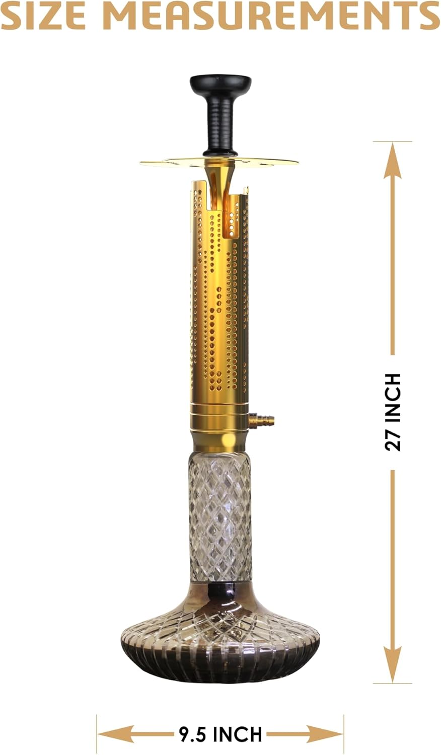 COCOYAYA Ferro Series Imperio Hookah Golden